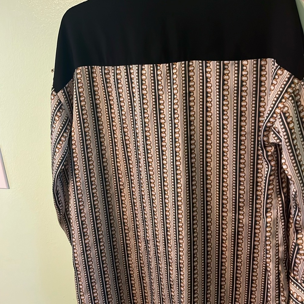 Zara Multi Graphic & Color Block 2-Tone Oversized… - image 3